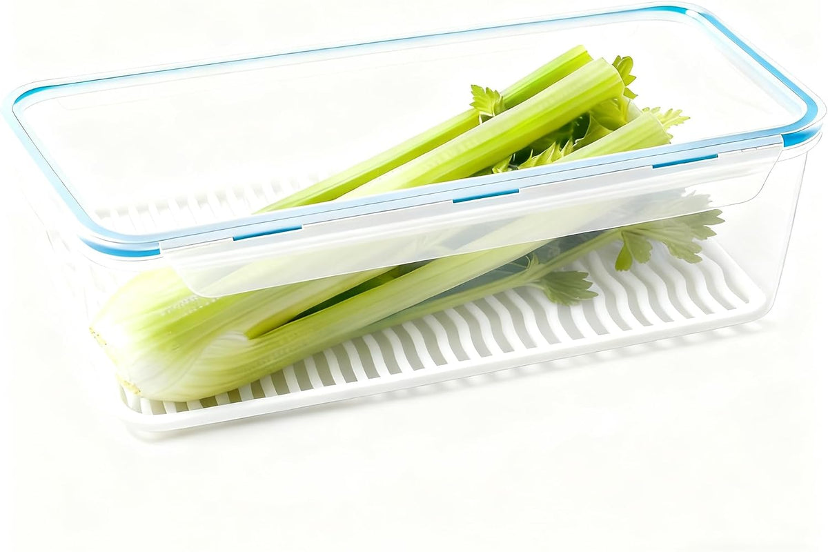 Celery Keeper for Refrigerator, 14 in 3.5 L Produce Container