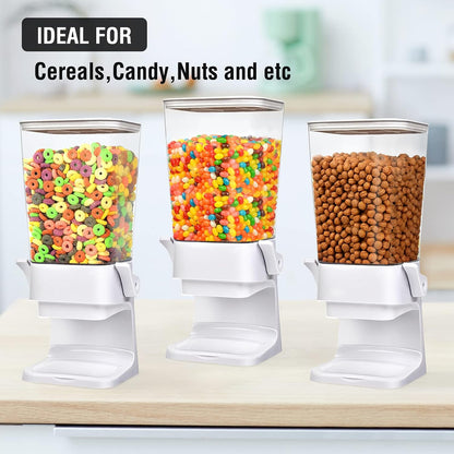 Cereal Dispenser Countertop 5.5 Qt Large Cereal Storage Container | Holder Dispenser for Pantry Dry Food Snack Nut Candy Dispenser Countertop Kitchen Organization Storage for Oatmeal Granola