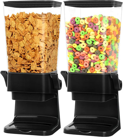 Cereal Dispenser Countertop 5.5 Qt Large Cereal Storage Container | Holder Dispenser for Pantry Dry Food Snack Nut Candy Dispenser Countertop Kitchen Organization Storage for Oatmeal Granola