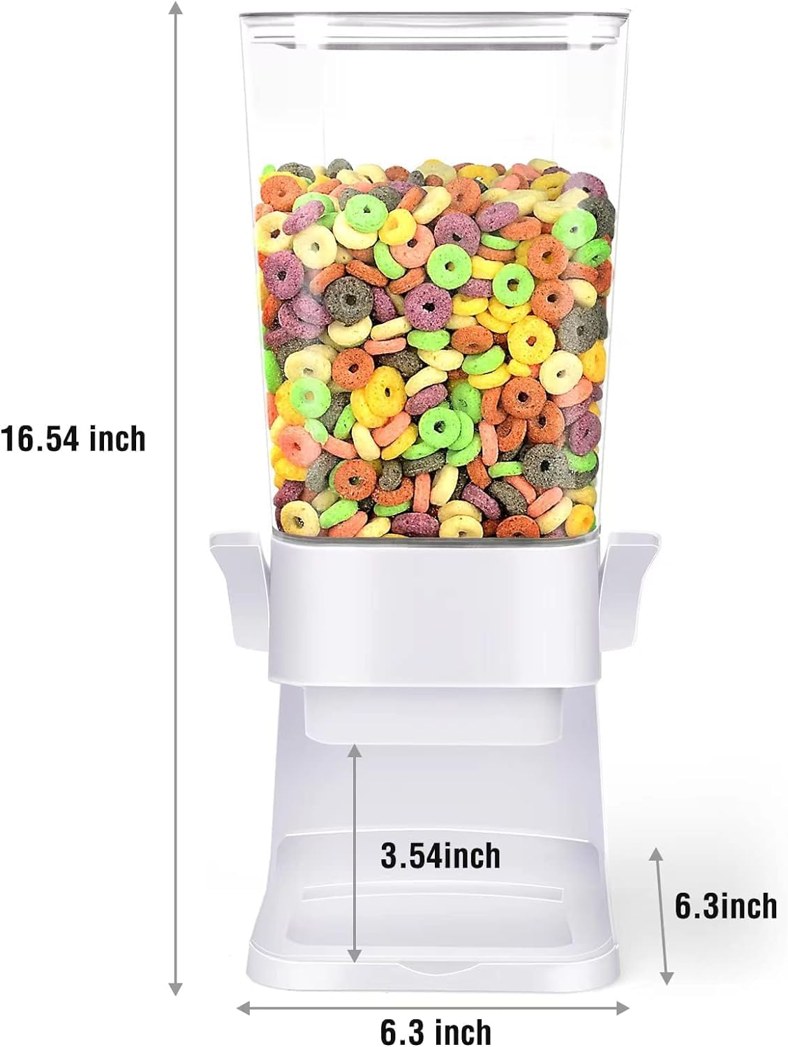 Cereal Dispenser Countertop 5.5 Qt Large Cereal Storage Container | Holder Dispenser for Pantry Dry Food Snack Nut Candy Dispenser Countertop Kitchen Organization Storage for Oatmeal Granola