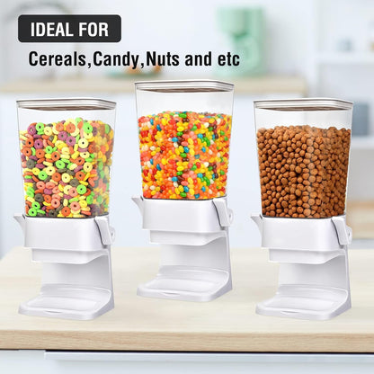 Cereal Dispenser Countertop 5.5 Qt Large Cereal Storage Container | Holder Dispenser for Pantry Dry Food Snack Nut Candy Dispenser Countertop Kitchen Organization Storage for Oatmeal Granola