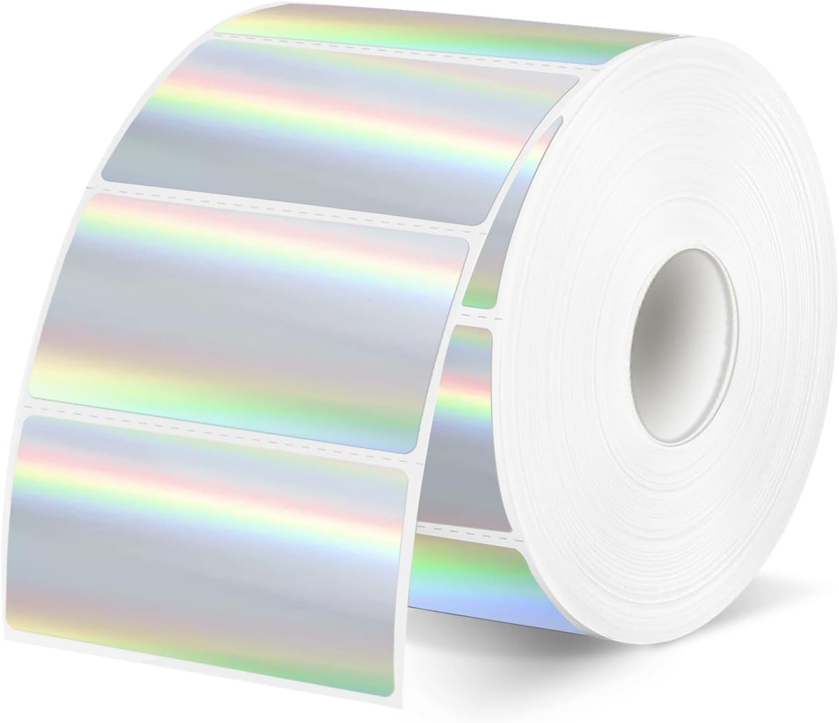 Transparent Clear Thermal Labels, 2 x 1 Inch Printable Transparent Stickers for Small Businesses, Logo Design- Self-Adhesive Direct Thermal Labels- 200 Sheets