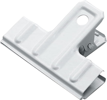 Extra Large Bulldog Clips Black, 2 Pcs Heavy-Duty Jumbo Bull Clips 30cm XXL Stainless Steel Paper Clip Clamps (11 4/5 Inch)
