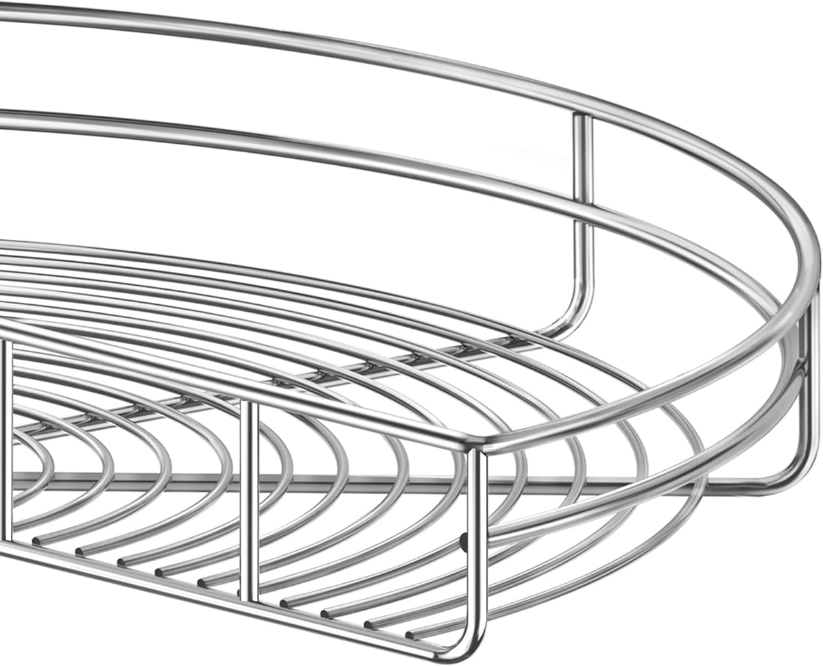 Kidney Shape 28" Corner Cabinet Lazy Susan, Replacement Shelves