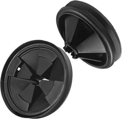 3 3/8" Garbage Disposal Sink Baffle QCB-AM Splash Guard for Insinkerator, Garbage Disposal Quiet Cover Splash Guard Replacement for InSinkErator Evolution Series(Black)