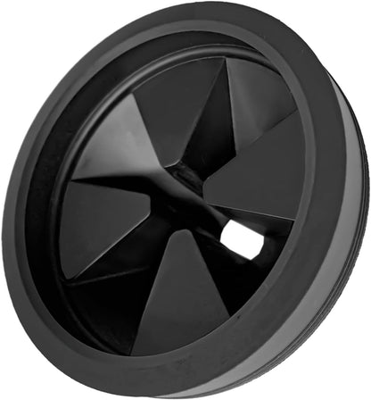 3 3/8" Garbage Disposal Sink Baffle QCB-AM Splash Guard for Insinkerator, Garbage Disposal Quiet Cover Splash Guard Replacement for InSinkErator Evolution Series(Black)