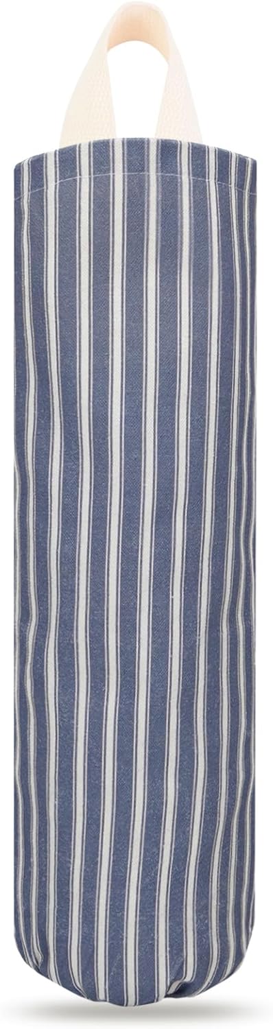 TOGETRUE Plastic Bag Holder, Wall Mount Grocery Bag Organizer for Home Kitchen Pantry Decor (Grey)