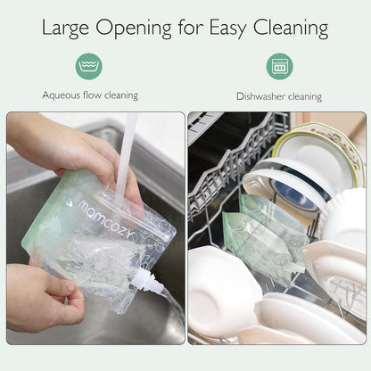 Reusable Baby Food Pouches, Baby Food Maker Pouches for Toddlers