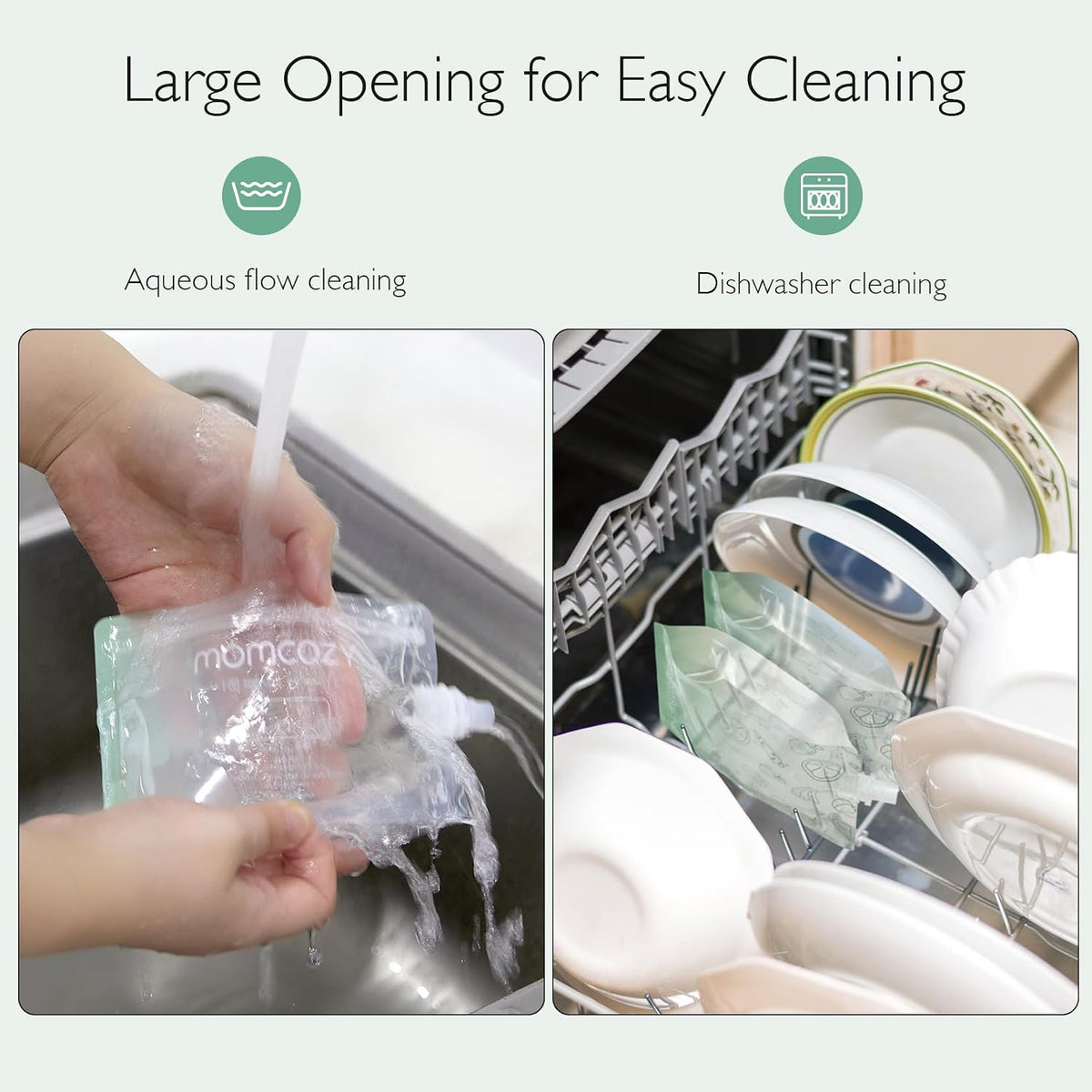 Reusable Baby Food Pouches, Baby Food Maker Pouches for Toddlers