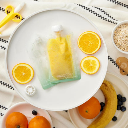 Reusable Baby Food Pouches, Baby Food Maker Pouches for Toddlers