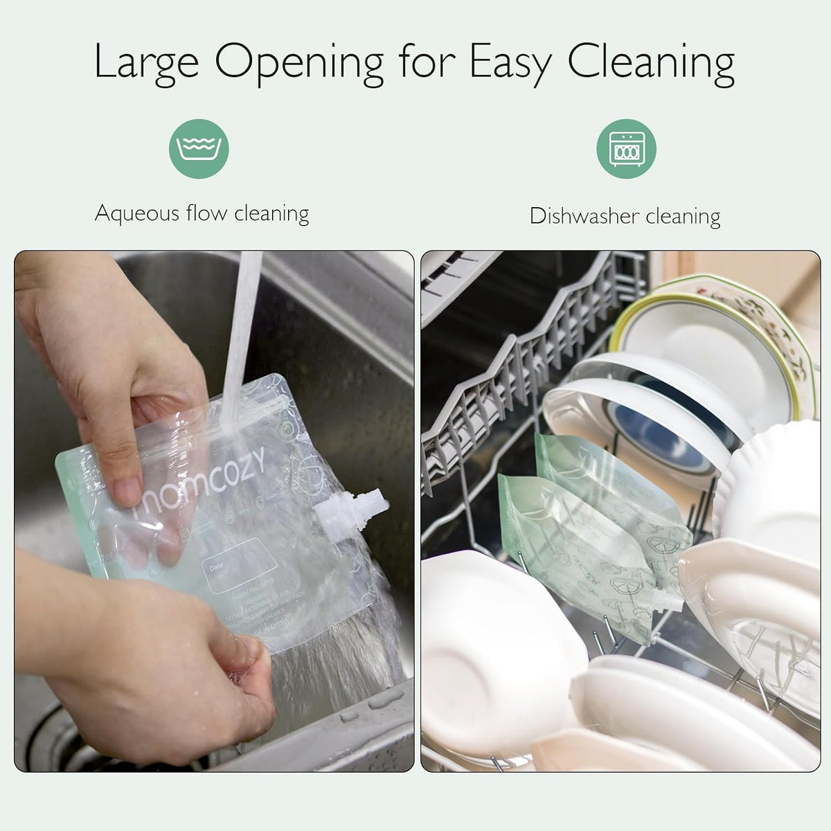 Reusable Baby Food Pouches, Baby Food Maker Pouches for Toddlers