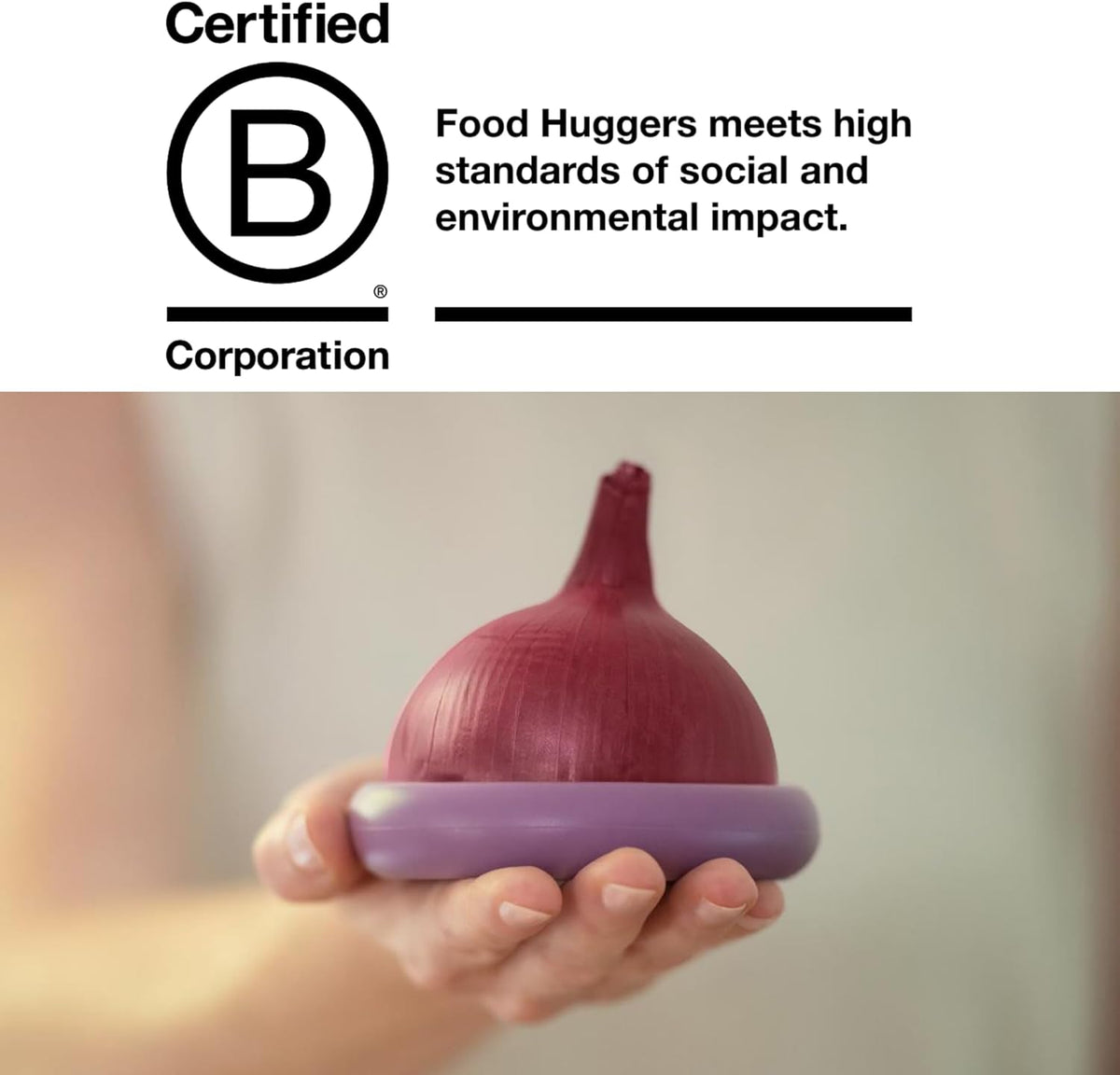 Onion Hugger - Onion Storage & Saver BPA Free Silicone Snug Fit Containers Perfect Holder & Keeper for Refrigerator to Keep Your Onions Fresh Longer - Set of 3
