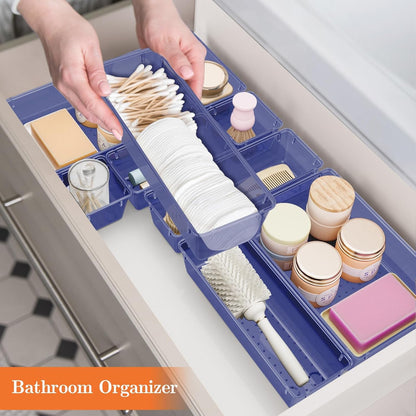 25 PCS Plastic Drawer Organizer, Versatile Organizer Trays & storage Bins