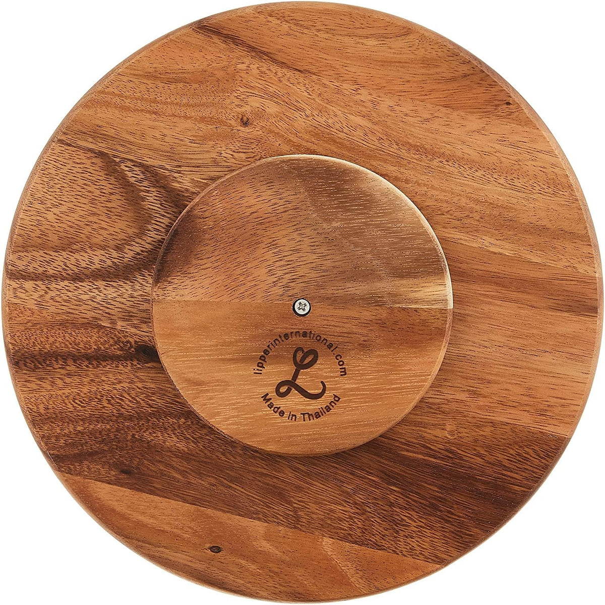 8302 Bamboo Wood 2-Tier 10" Kitchen Turntable