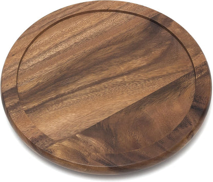 8302 Bamboo Wood 2-Tier 10" Kitchen Turntable
