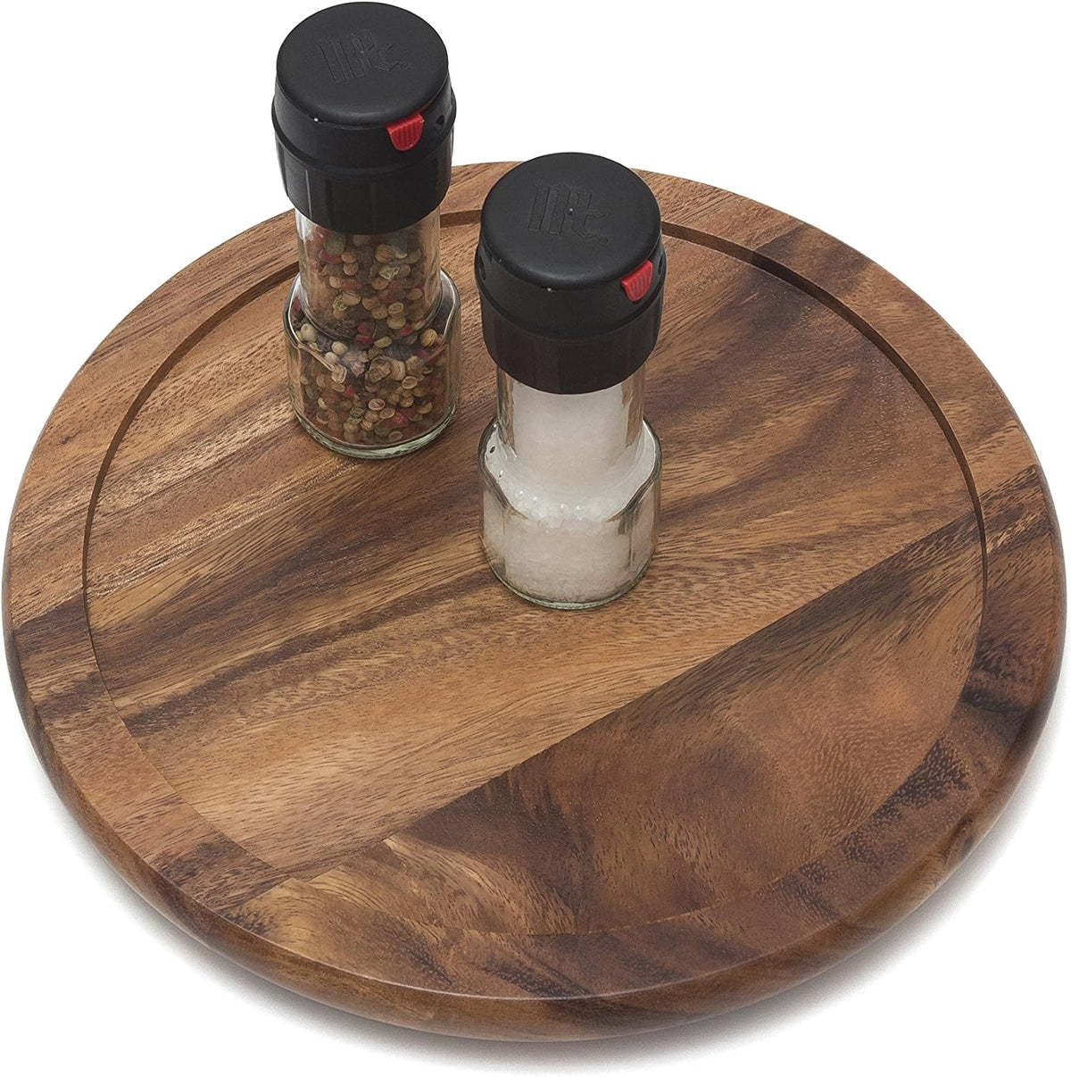 8302 Bamboo Wood 2-Tier 10" Kitchen Turntable