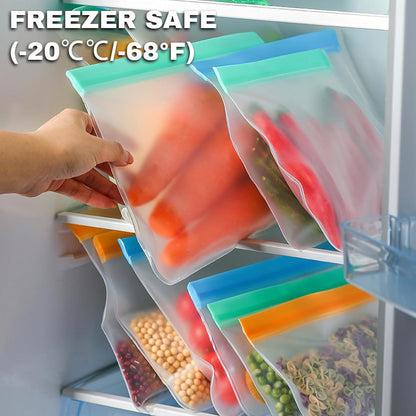 Reusable Snack Bags, BPA Free PEVA, Small Snack Size