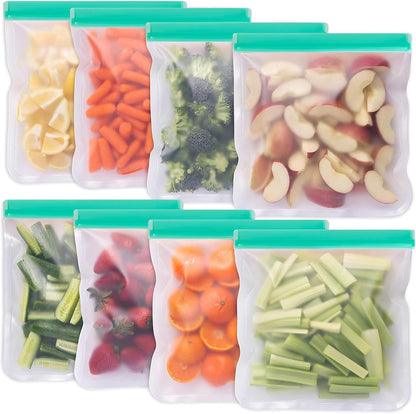 Reusable Snack Bags, BPA Free PEVA, Small Snack Size
