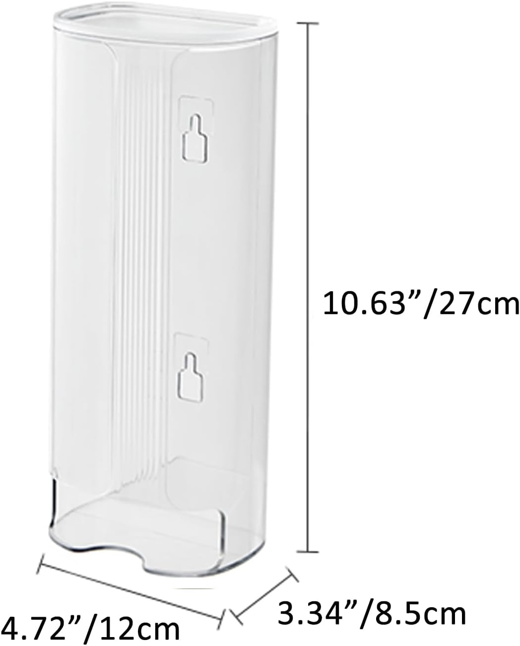Grocery Plastic Bag Dispenser Holder, Sock Underwear Organizer Wall Mount Multifunctional Bag Saver Kitchen Storage Holder for Storing Socks Ties Plastic Bag