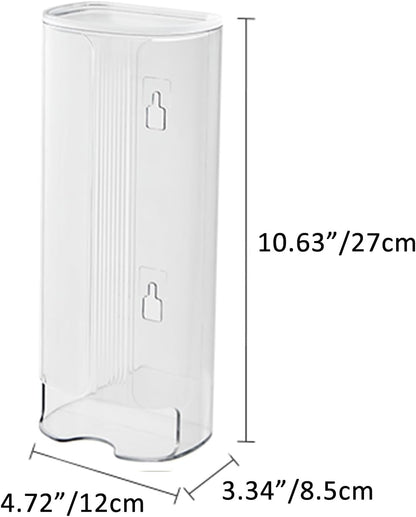 Grocery Plastic Bag Dispenser Holder, Sock Underwear Organizer Wall Mount Multifunctional Bag Saver Kitchen Storage Holder for Storing Socks Ties Plastic Bag