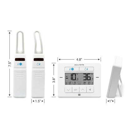 (00515M) Wireless Fridge and Freezer Thermometer with Alarm
