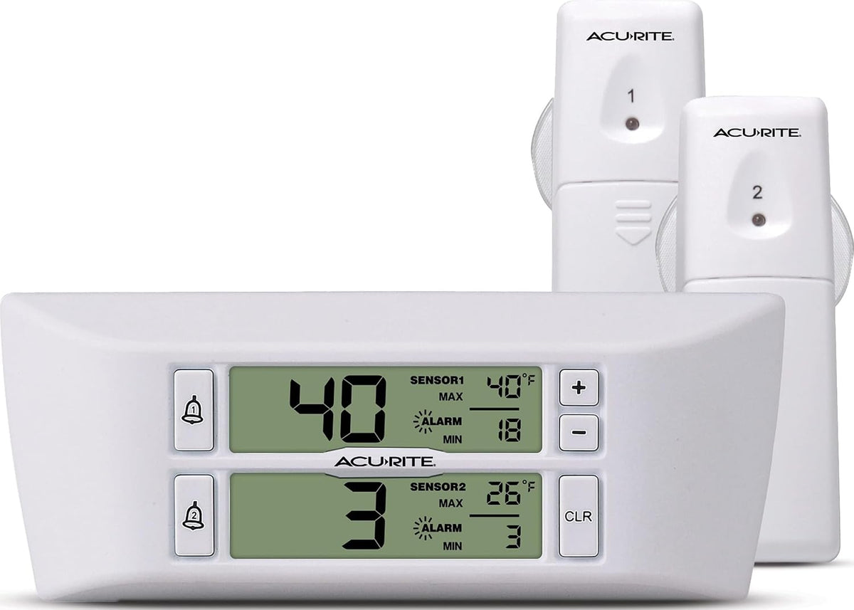 (00515M) Wireless Fridge and Freezer Thermometer with Alarm
