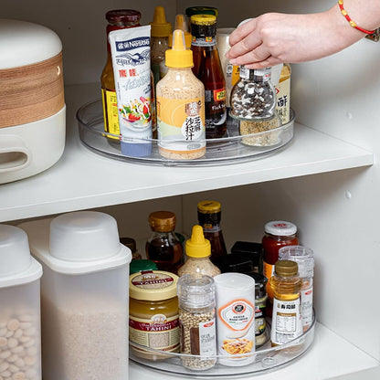 Lazy Susan Turntable, 10.5 Inch Spinning Cabinet Organizer