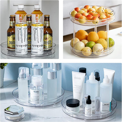 Lazy Susan Turntable, 10.5 Inch Spinning Cabinet Organizer