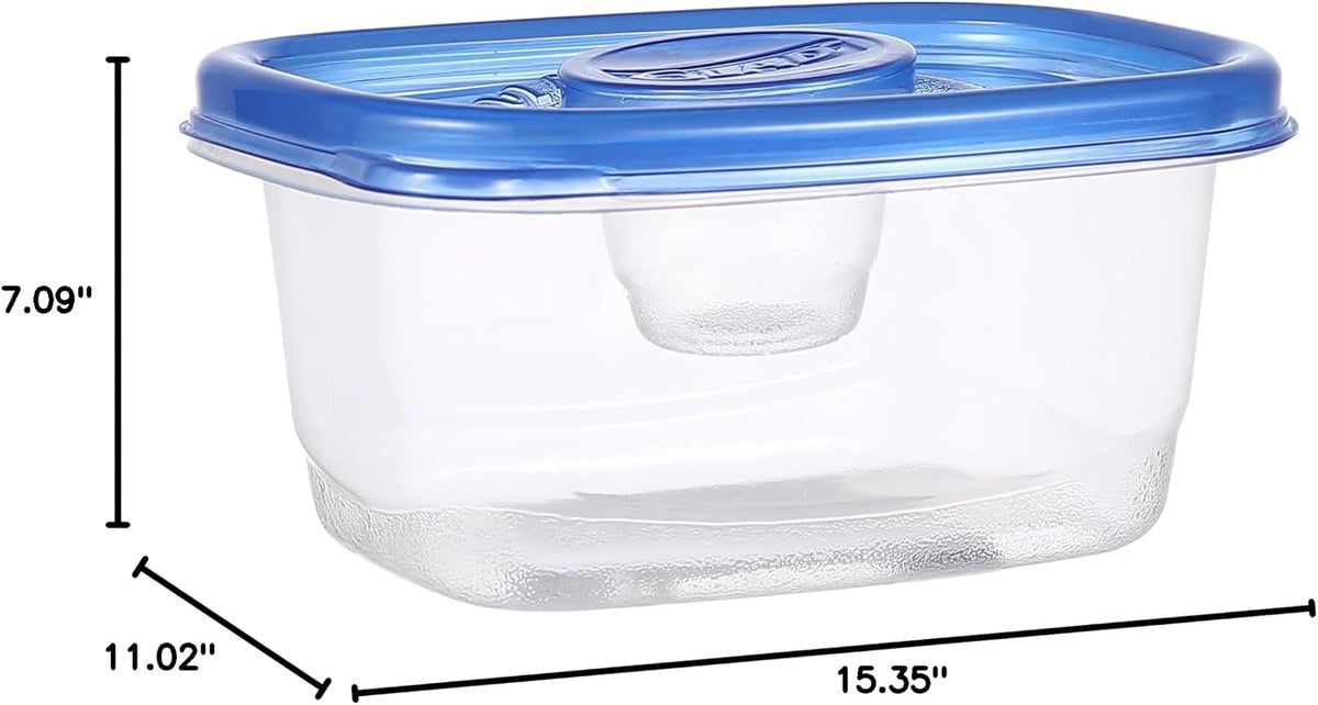 Glad GladWare Medium Rectangle Food Storage Containers, 24 Oz