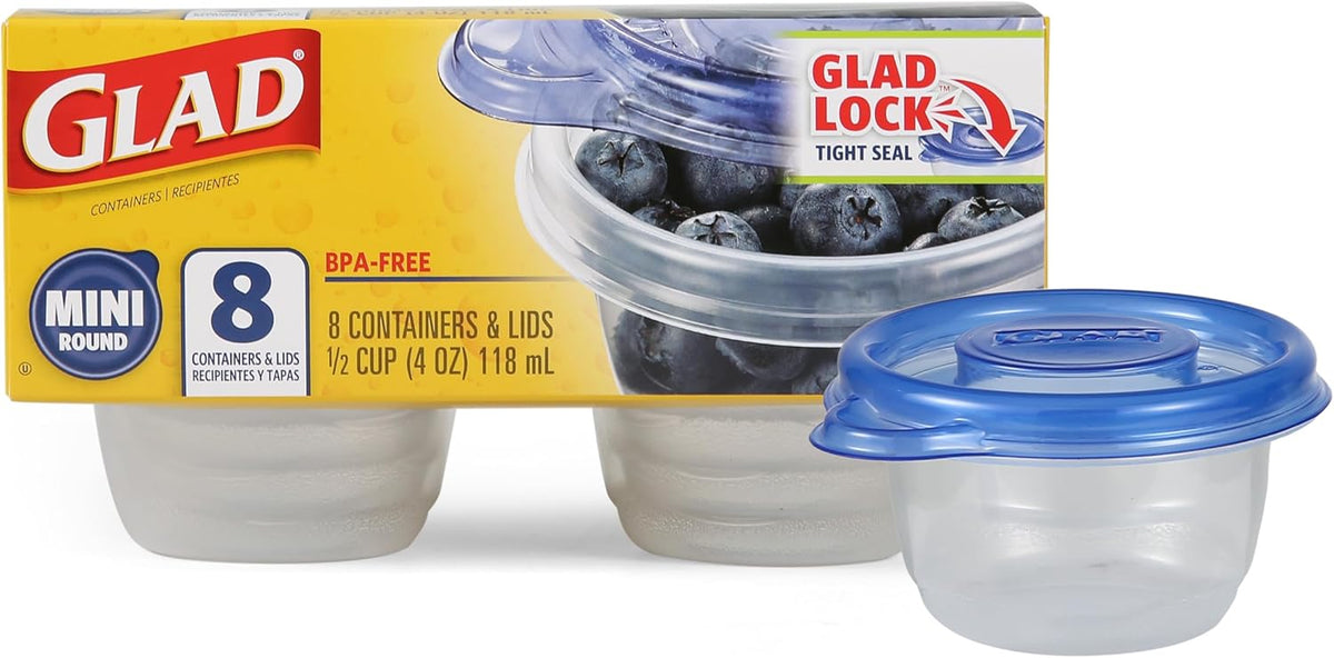 Glad GladWare Medium Rectangle Food Storage Containers, 24 Oz