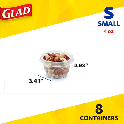 Glad GladWare Medium Rectangle Food Storage Containers, 24 Oz