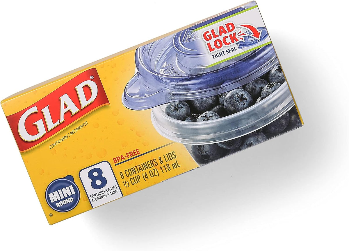 Glad GladWare Medium Rectangle Food Storage Containers, 24 Oz