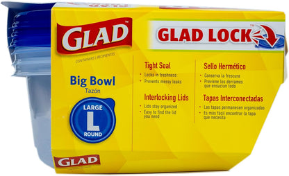 Glad GladWare Medium Rectangle Food Storage Containers, 24 Oz
