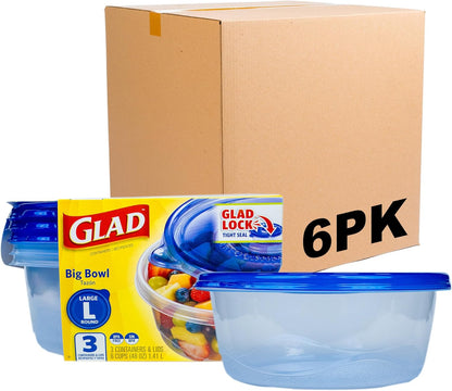 Glad GladWare Medium Rectangle Food Storage Containers, 24 Oz