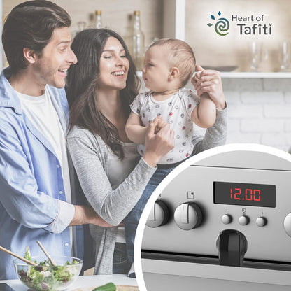 Oven Lock Childproof, Oven Front Door Lock Child Safety, Strong Adhesive Easy to Install, Heat-Resistant, Black