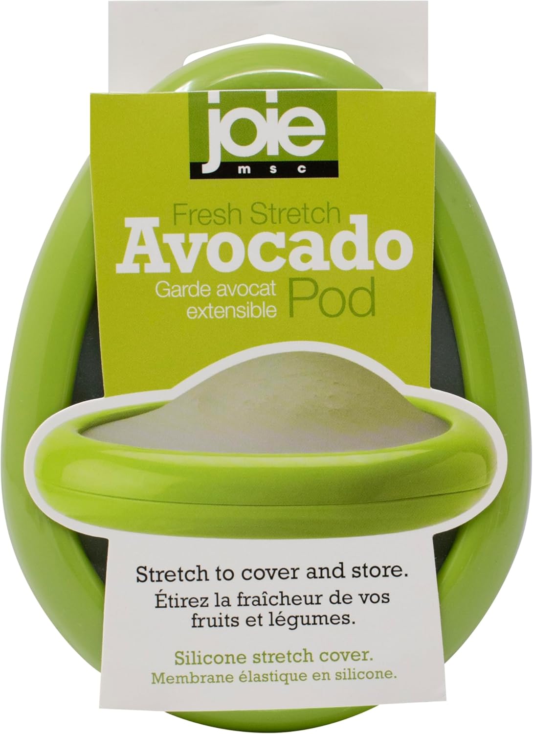 Joie Food Saver Set, Reusable Food Storage Stretch Pods Ideal for Avocados, Tomatoes, Onions, and Lemons, Stores Leftover Half For Fresh Keeping