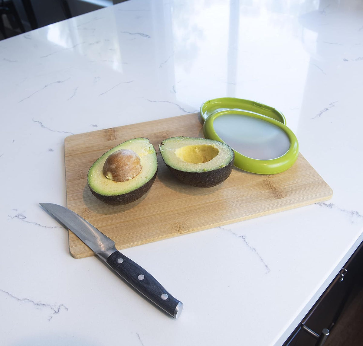 Joie Food Saver Set, Reusable Food Storage Stretch Pods Ideal for Avocados, Tomatoes, Onions, and Lemons, Stores Leftover Half For Fresh Keeping