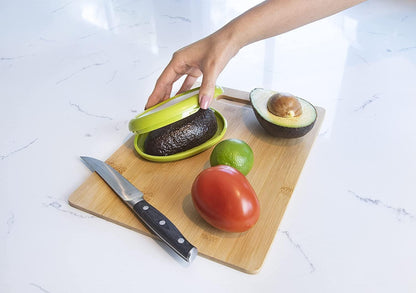Joie Food Saver Set, Reusable Food Storage Stretch Pods Ideal for Avocados, Tomatoes, Onions, and Lemons, Stores Leftover Half For Fresh Keeping