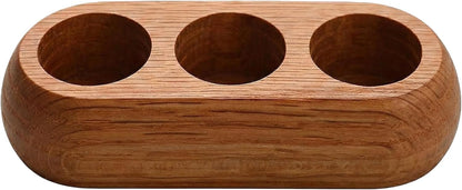 3 Slots Wooden Essential Oil Bottle Holder Storage Rack Aromatherapy Essential Oil Display Stand Organizer Shelf for Home and Travel