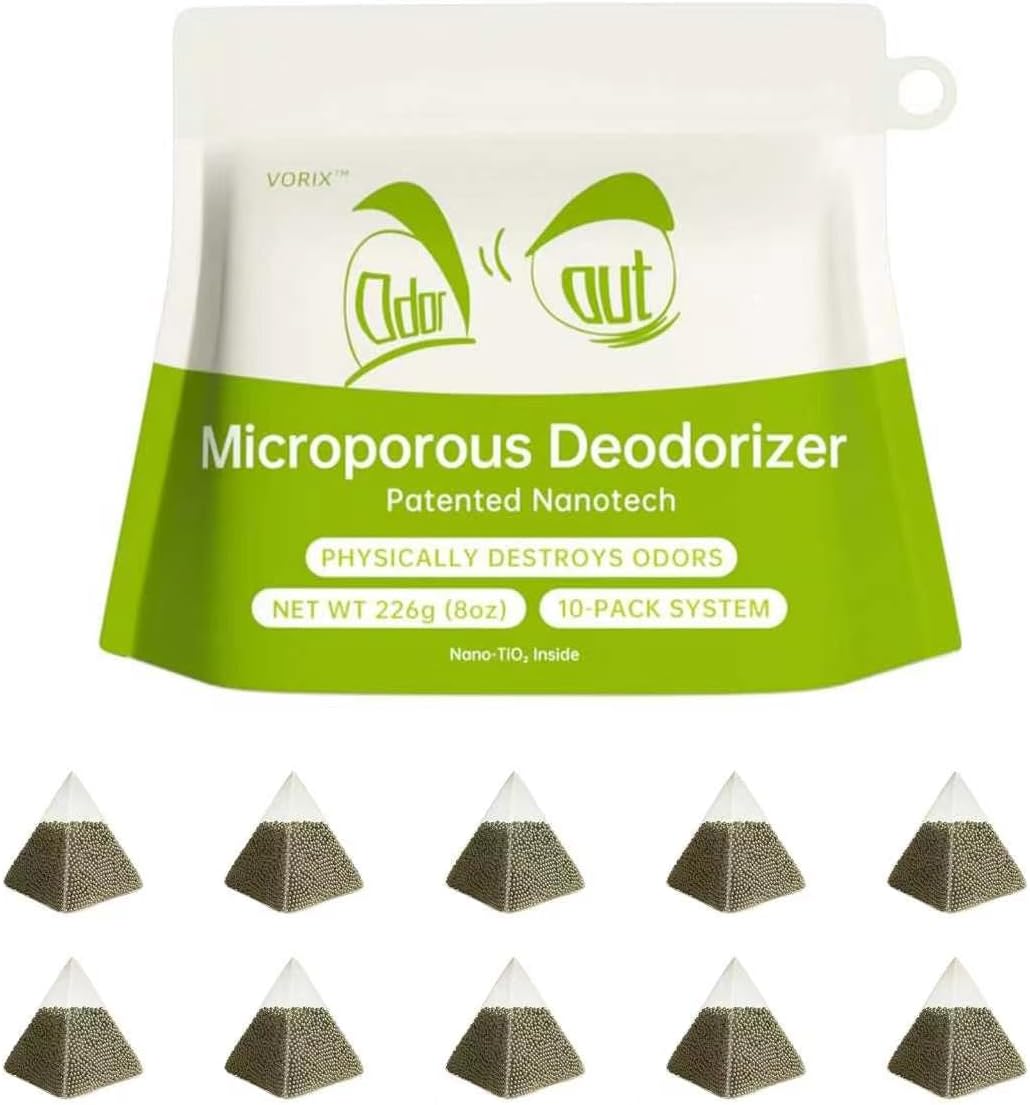 Fridge Freezer Deodorizer Activated Charcoal Odor Absorber 10 Pack