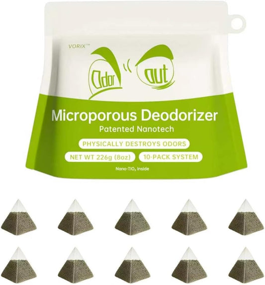 Fridge Freezer Deodorizer Activated Charcoal Odor Absorber 10 Pack