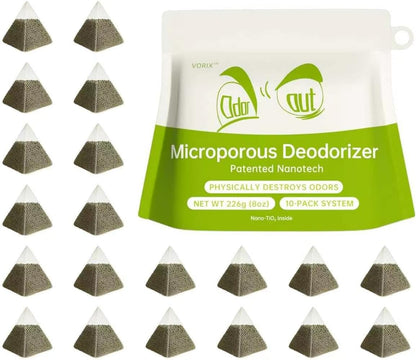 Fridge Freezer Deodorizer Activated Charcoal Odor Absorber 10 Pack