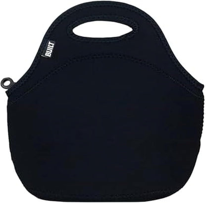 Gourmet Getaway Lunch Bag - Insulated Neoprene Lunch Box for Women and Men, Collapsible and Machine Washable, Black