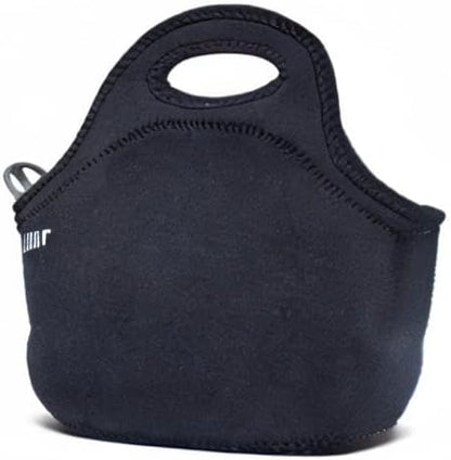Gourmet Getaway Lunch Bag - Insulated Neoprene Lunch Box for Women and Men, Collapsible and Machine Washable, Black