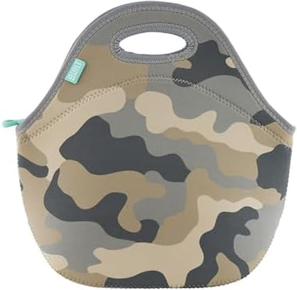 Gourmet Getaway Lunch Bag - Insulated Neoprene Lunch Box for Women and Men, Collapsible and Machine Washable, Black