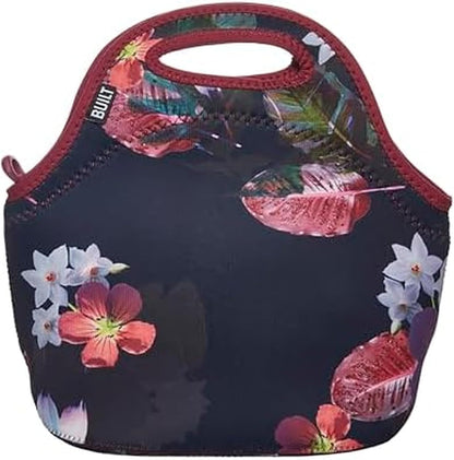 Gourmet Getaway Lunch Bag - Insulated Neoprene Lunch Box for Women and Men, Collapsible and Machine Washable, Black
