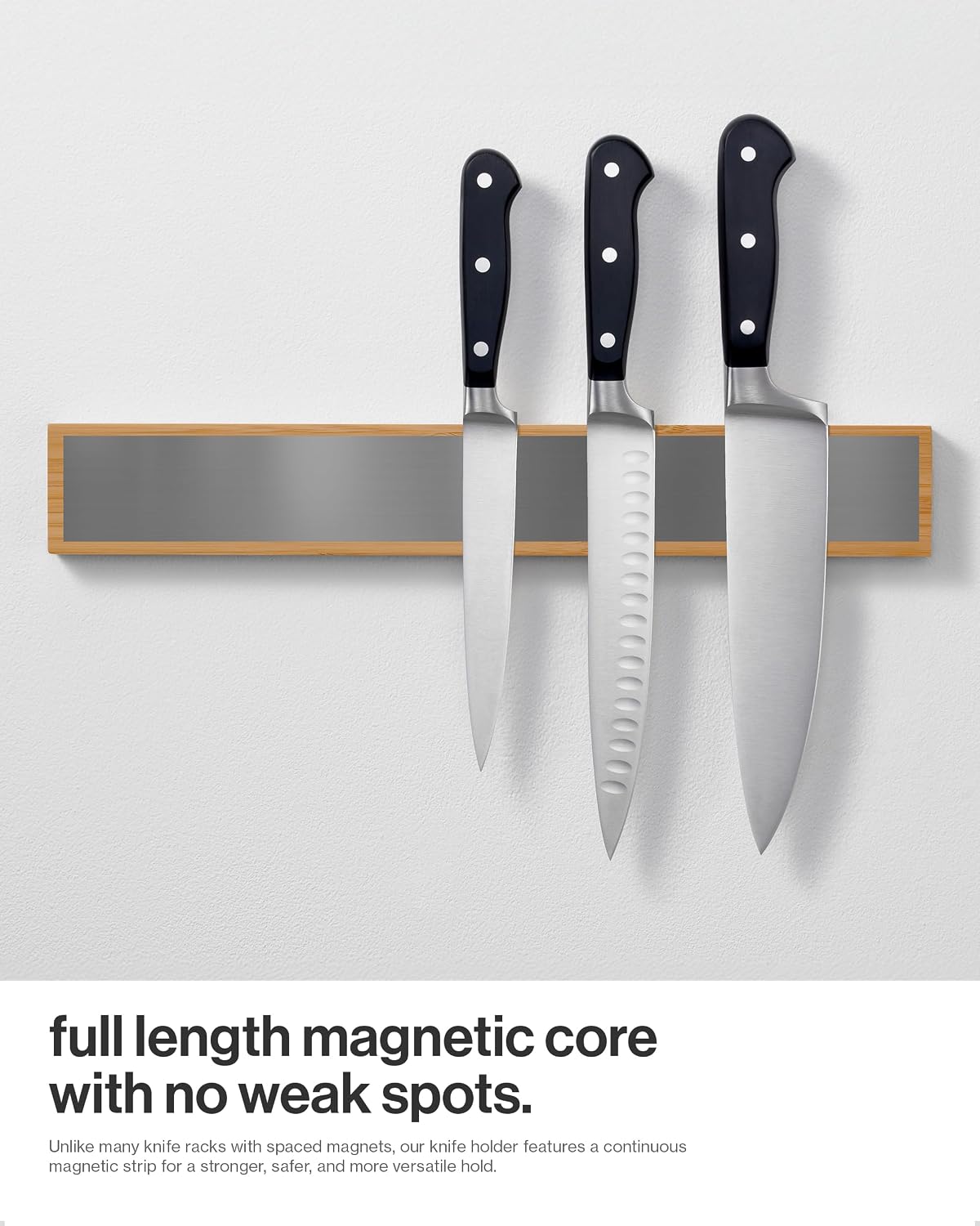 Magnetic Knife Holder for Wall or Fridge
