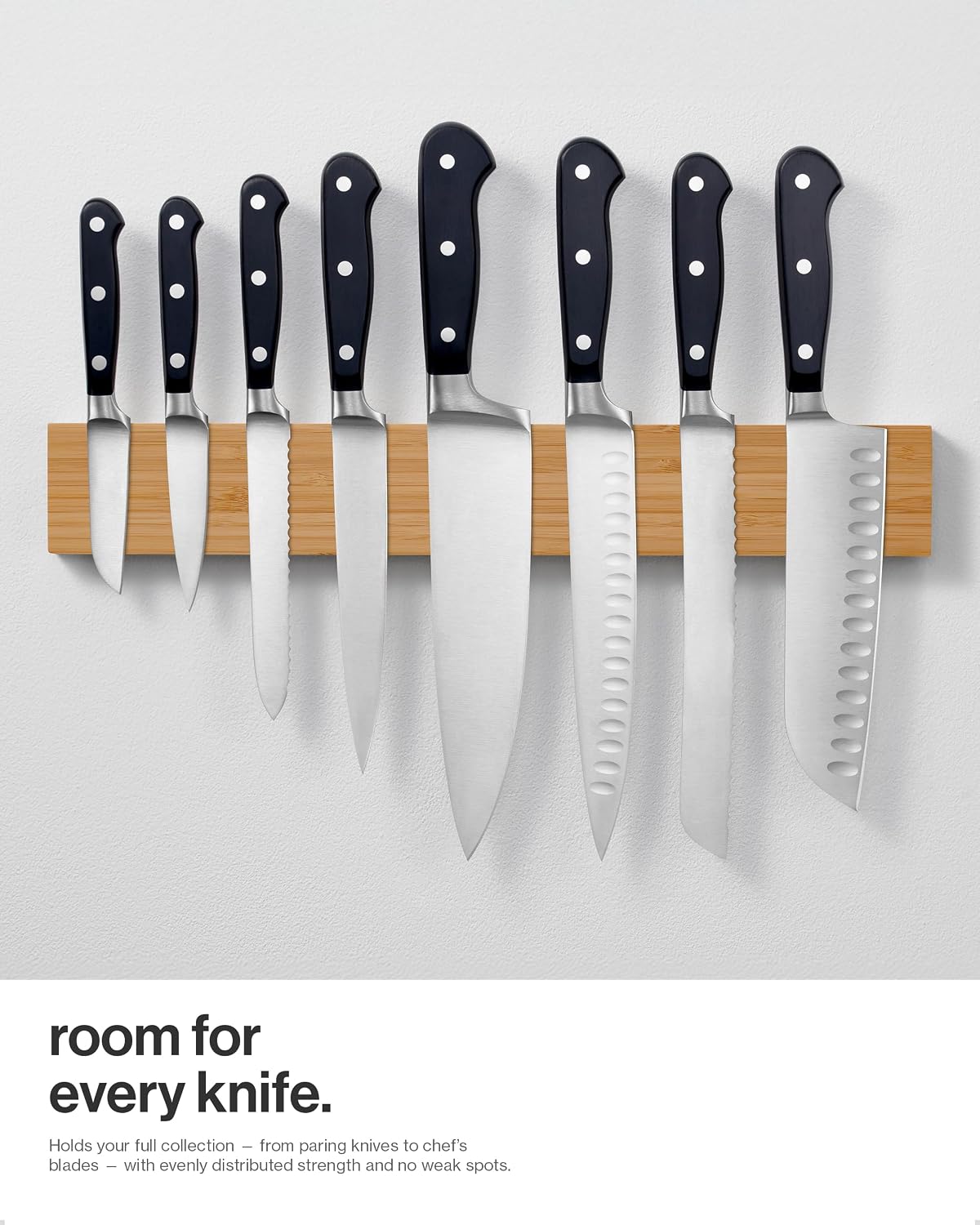 Magnetic Knife Holder for Wall or Fridge