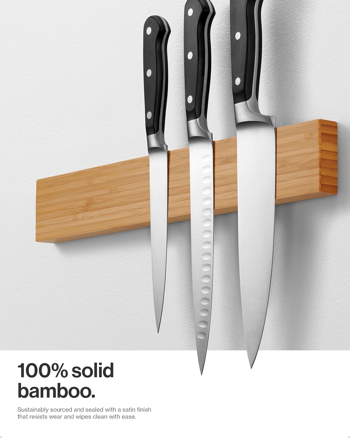 Magnetic Knife Holder for Wall or Fridge