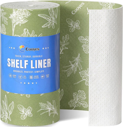 Non Slip Refrigerator Liners, 2-in-1 Fridge Mats and Fresh-Keeping Shelf Liners, Absorbs Excess Moisture, BPA-Free, Multiple Sizes for Glass Shelves Kitchen Cabinets Drawers, 6 Pack, 12" × 24"